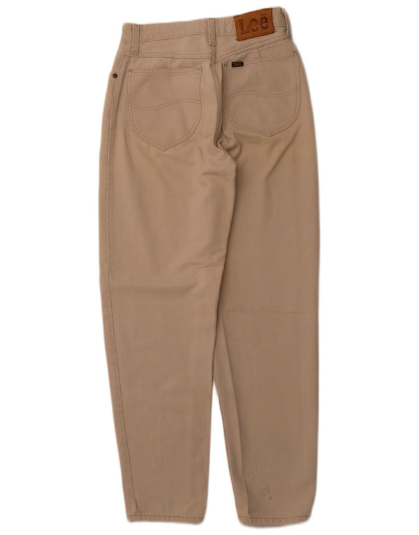 Γυναικείο ψηλόμεσο τζιν LEE κωνικό W26 L28 Μπεζ