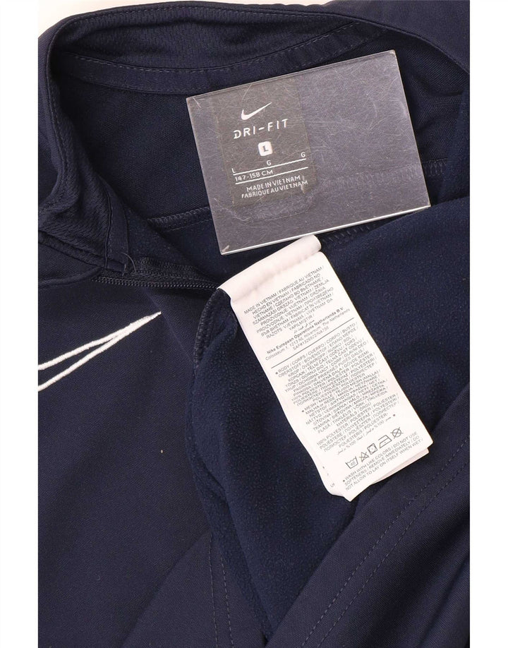 Nike Boys Dri Fit πουλόβερ αθλητική φόρμα 12-13 ετών Large Navy Blue