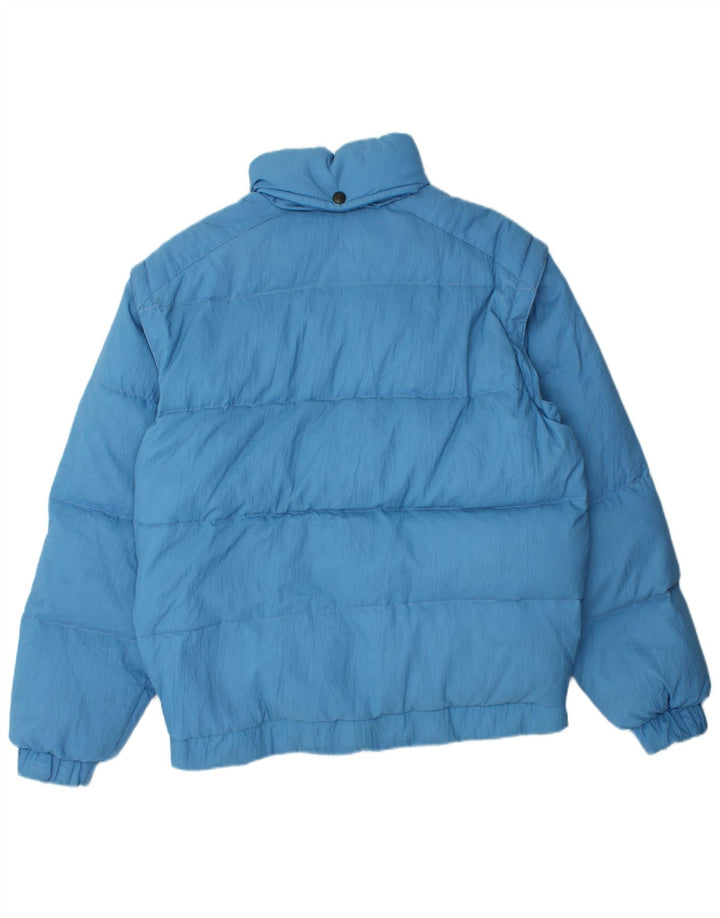Ανδρικό μπουφάν MC Ross με κουκούλα IT 46 Small Blue Polyamide