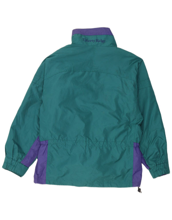 Columbia Γυναικείο αναστρέψιμο μπουφάν UK 14 Medium Green Colourblock