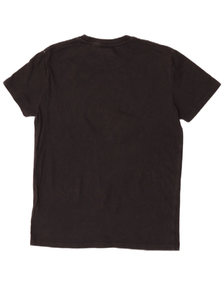 Ανδρικό γραφικό T-Shirt Superdry Top Μεσαίο μαύρο βαμβακερό