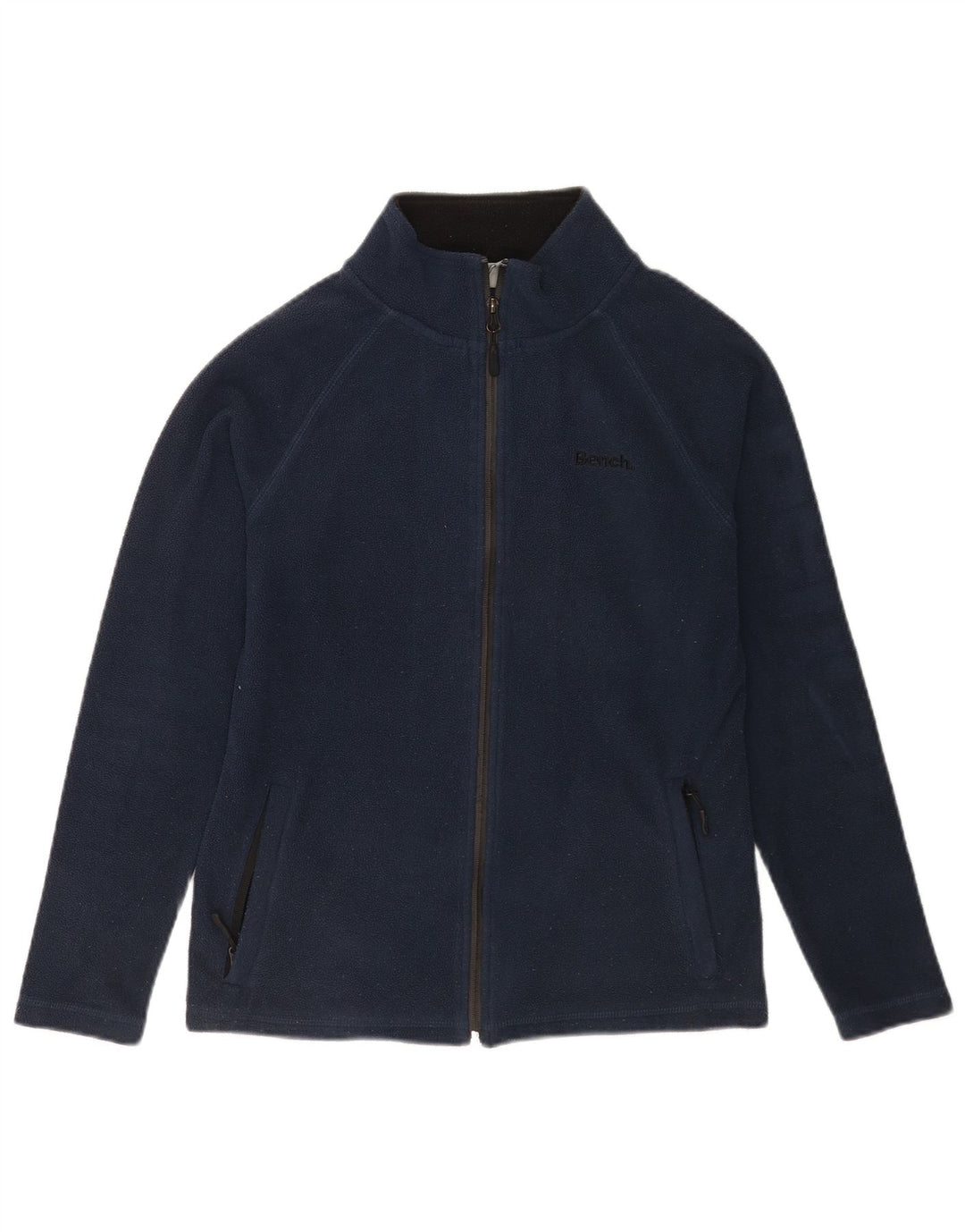 Πάγκος Γυναικείο Fleece Jacket UK 10 Small Navy Blue Polyester