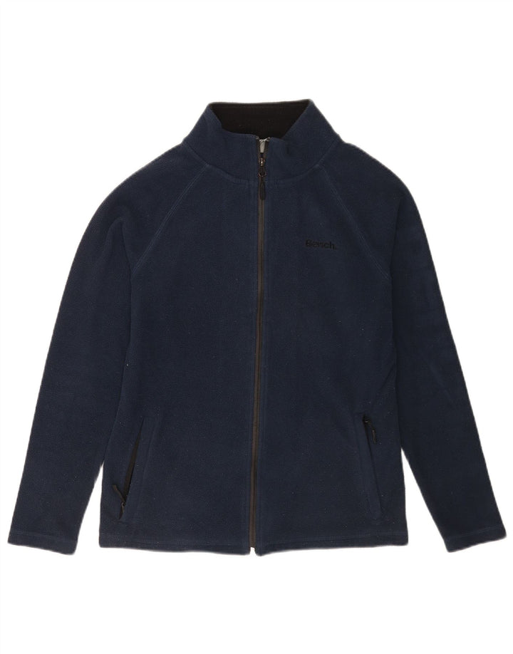 Πάγκος Γυναικείο Fleece Jacket UK 10 Small Navy Blue Polyester