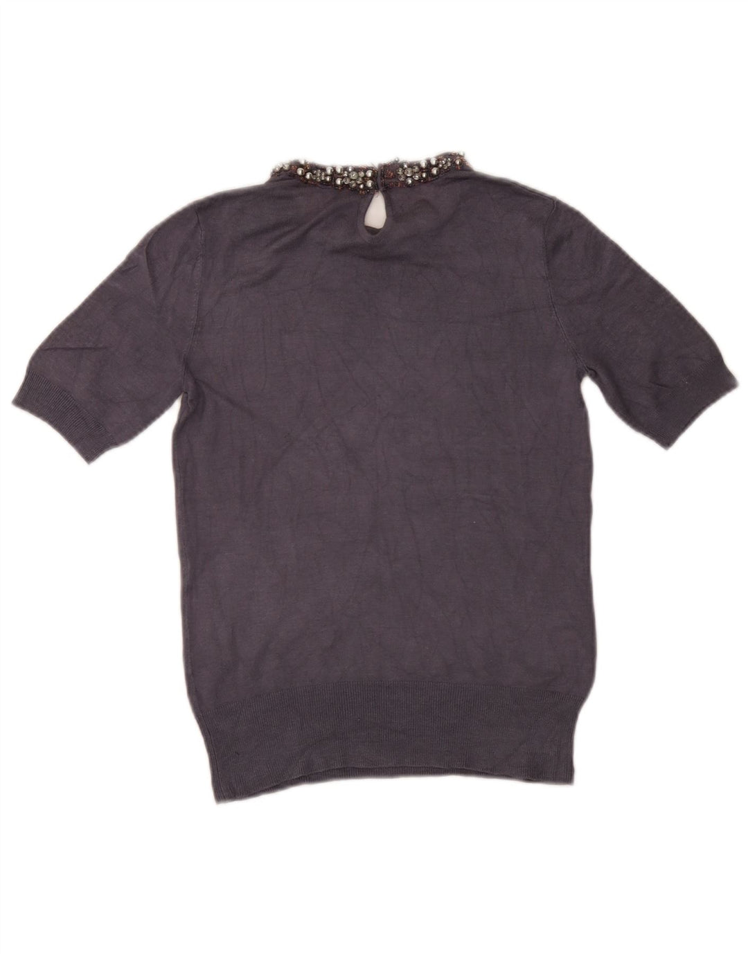 Zara Γυναικεία Μπλούζα Τοπ UK 12 Medium Navy Blue