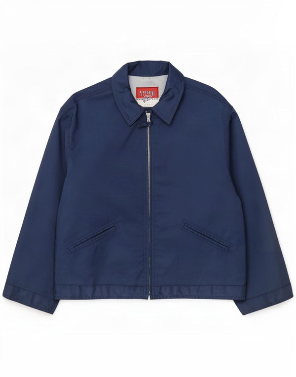 Vintage Γυναικείο Bomber Jacket UK 14 Medium Navy Blue