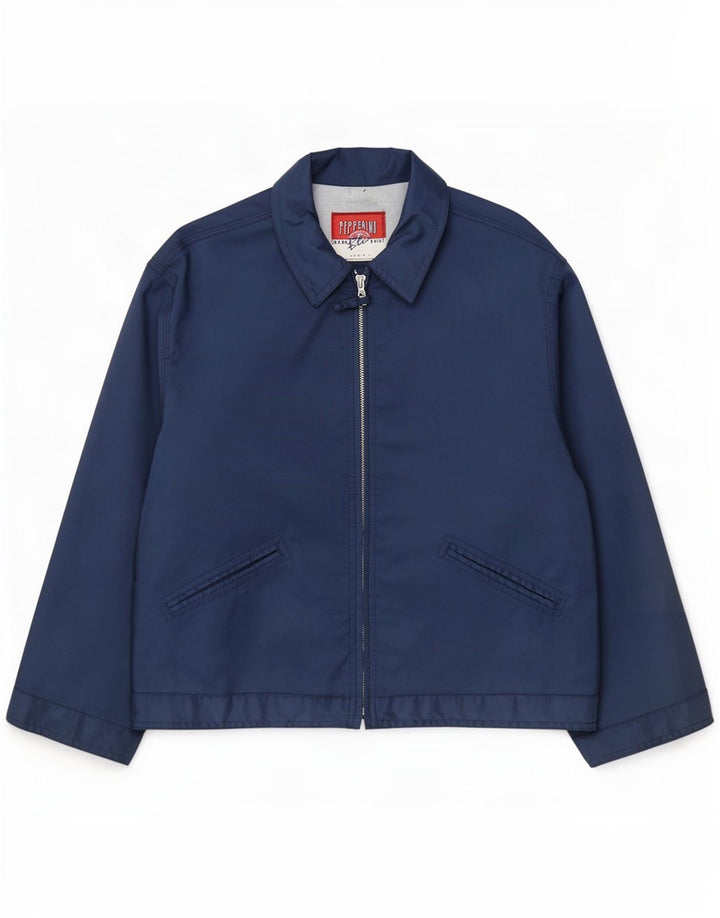 Vintage Γυναικείο Bomber Jacket UK 14 Medium Navy Blue