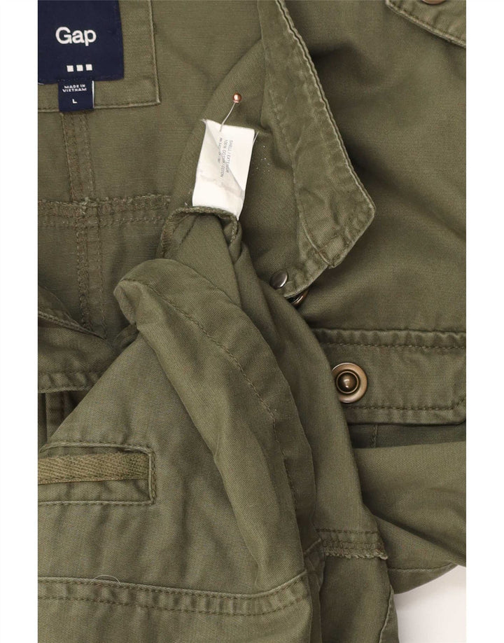 Γυναικείο Military Jacket Gap UK 14 Medium Khaki Cotton
