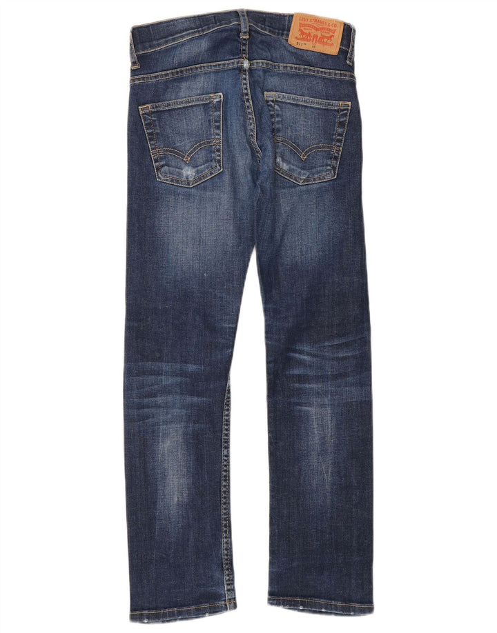 Levi's Boys 511 Slim Jeans 9-10 ετών W24 L26 Μπλε βαμβακερό