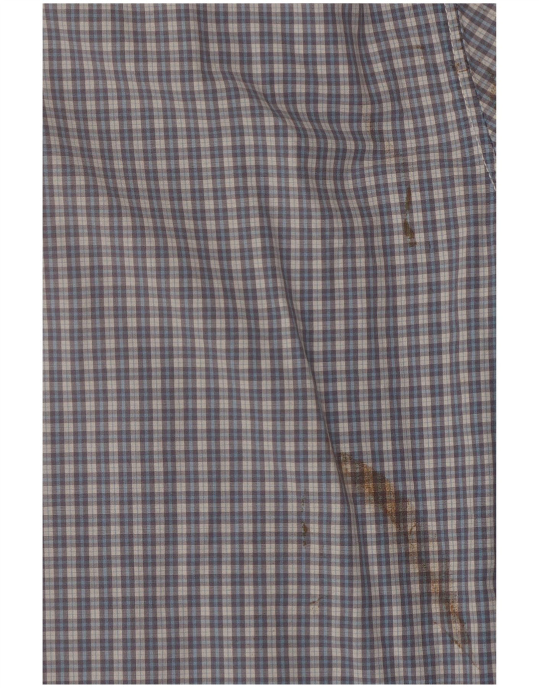 Ανδρικό κοντομάνικο πουκάμισο Levi's Slim Fit XL Blue Gingham