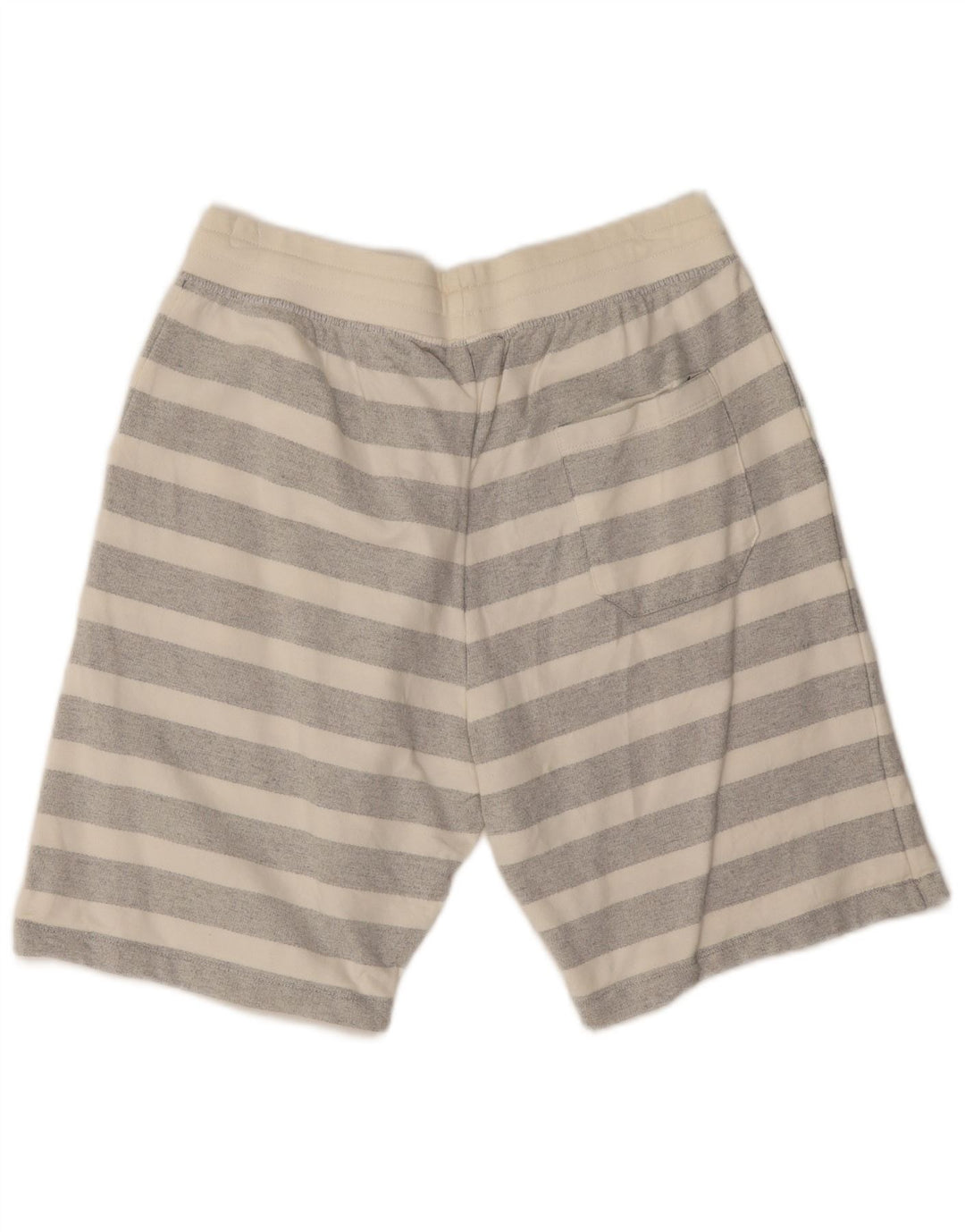 Ανδρικό αθλητικό σορτς Zara XL Γκρι ριγέ βαμβακερό