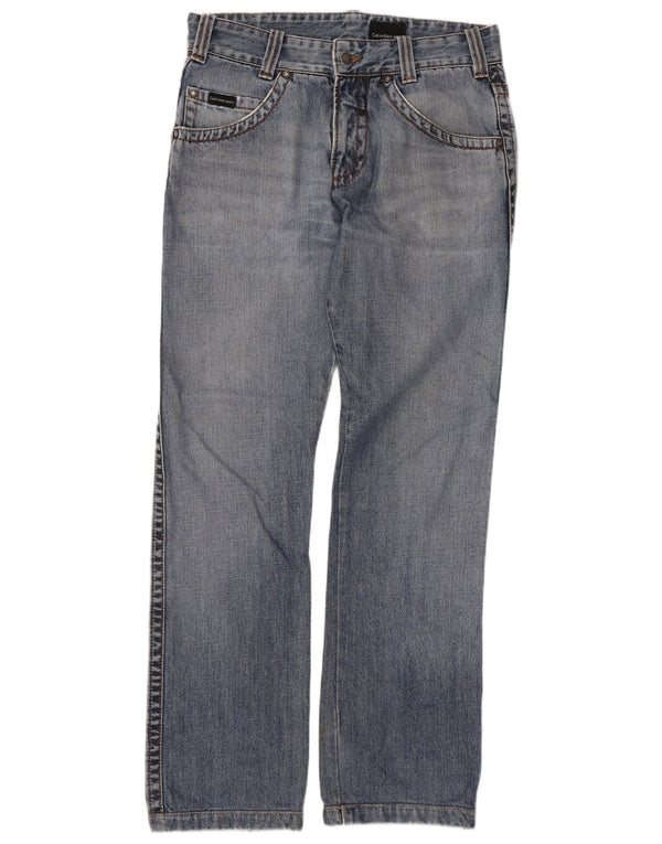 Γυναικείο τζιν ίσιο Calvin Klein W32 L31 Μπλε