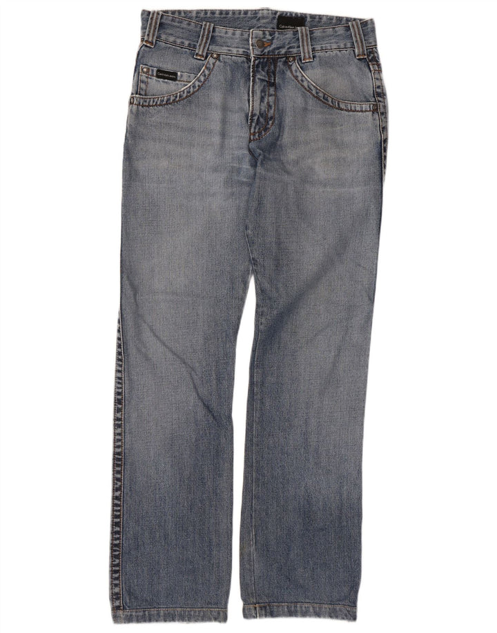 Γυναικείο τζιν ίσιο Calvin Klein W32 L31 Μπλε