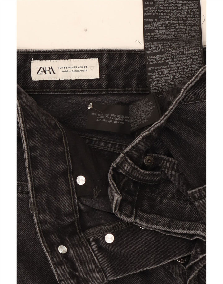 Zara Ανδρικό τζιν ίσιο EU 38 Small W30 L25 Γκρι βαμβακερό