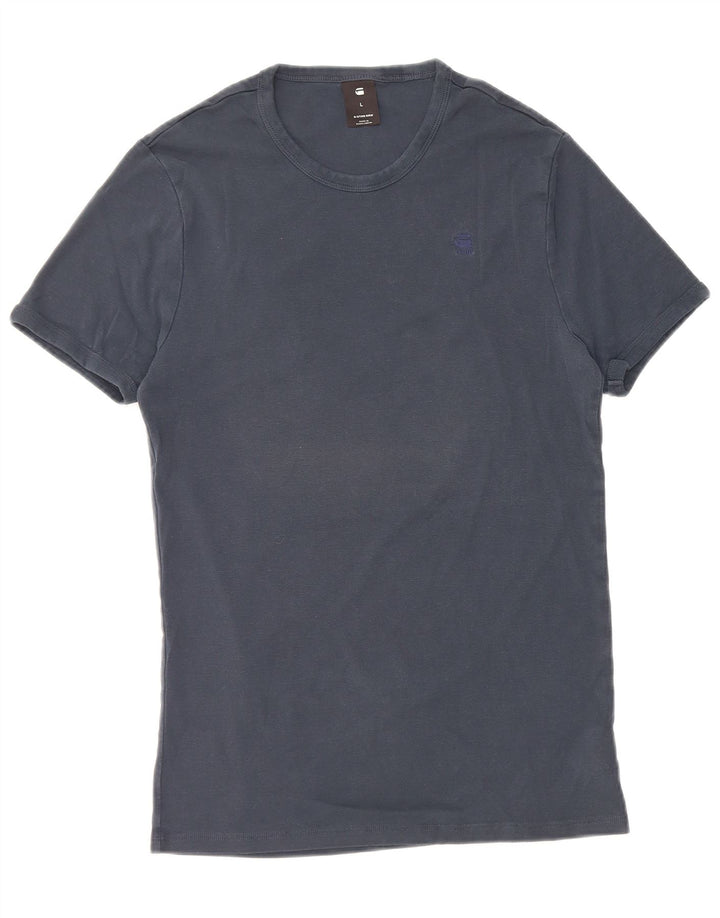 Ανδρικό T-Shirt G-Star Top Large Navy Blue από βαμβάκι
