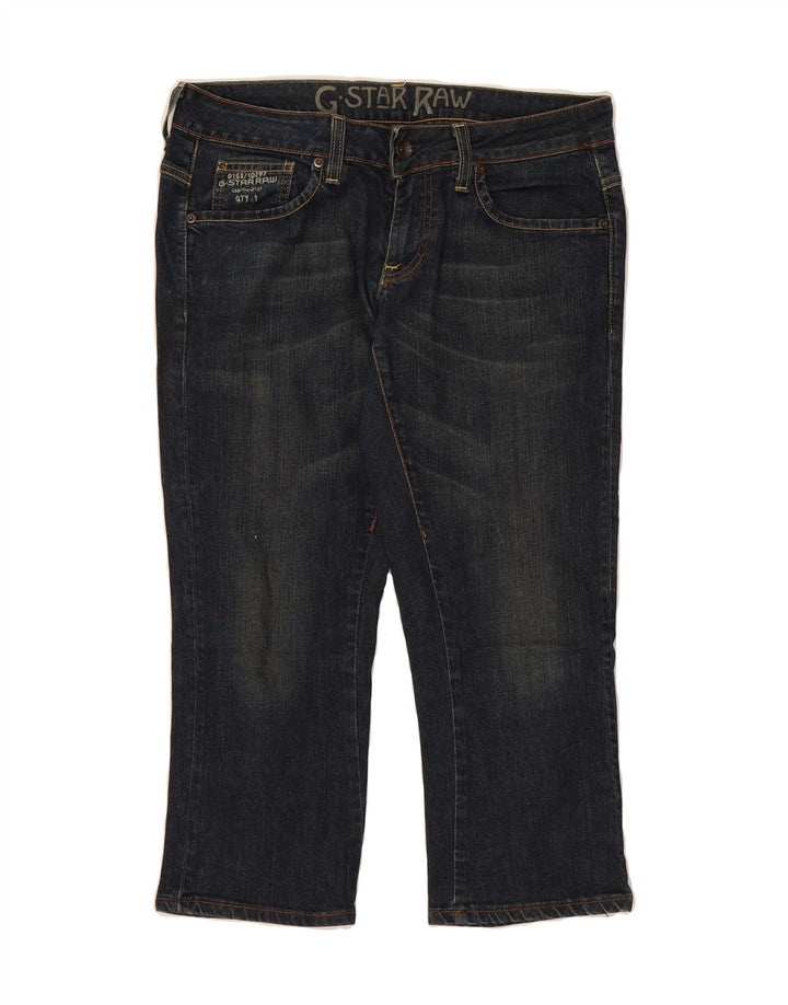G-STAR Womens Capri Jeans W32 L23 Navy Blue Cotton Vintage G-Star and Second-Hand G-Star from Messina Hembry 