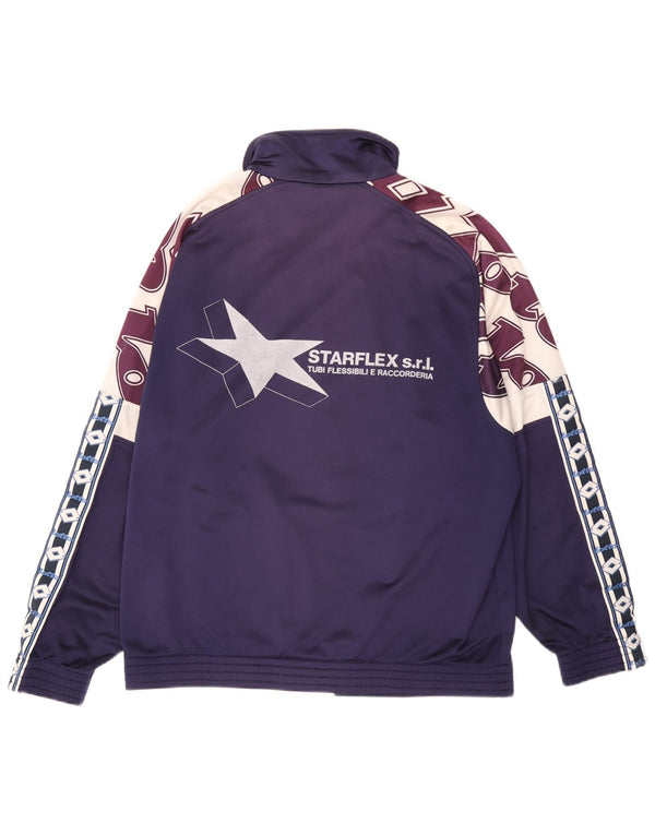 Ανδρική φόρμα γραφικών Lotto Top Jacket UK 42/44 Large Purple Colourblock