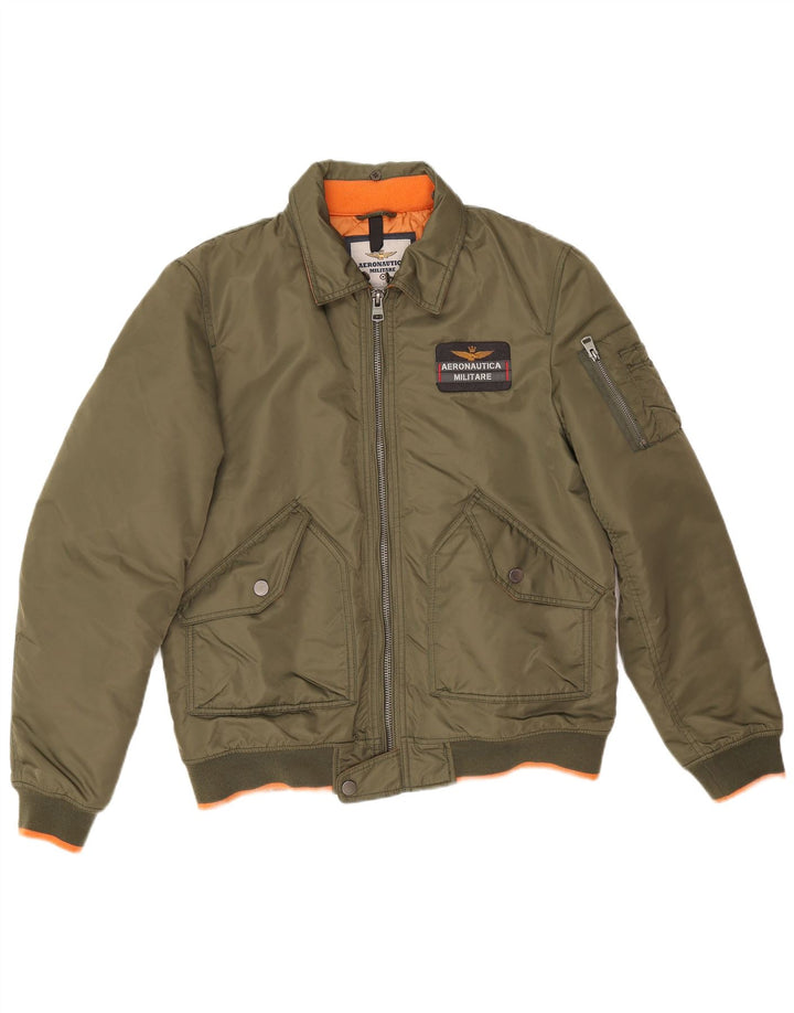 Ανδρικό μπουφάν Aeronautica Militare Bomber IT 50 Medium Khaki Nylon