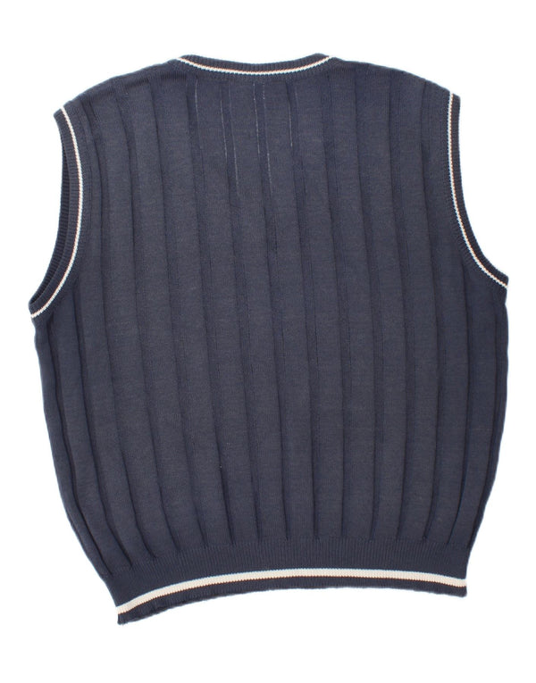 Vintage ανδρικό γιλέκο Tank Top IT 50 Medium Navy Blue