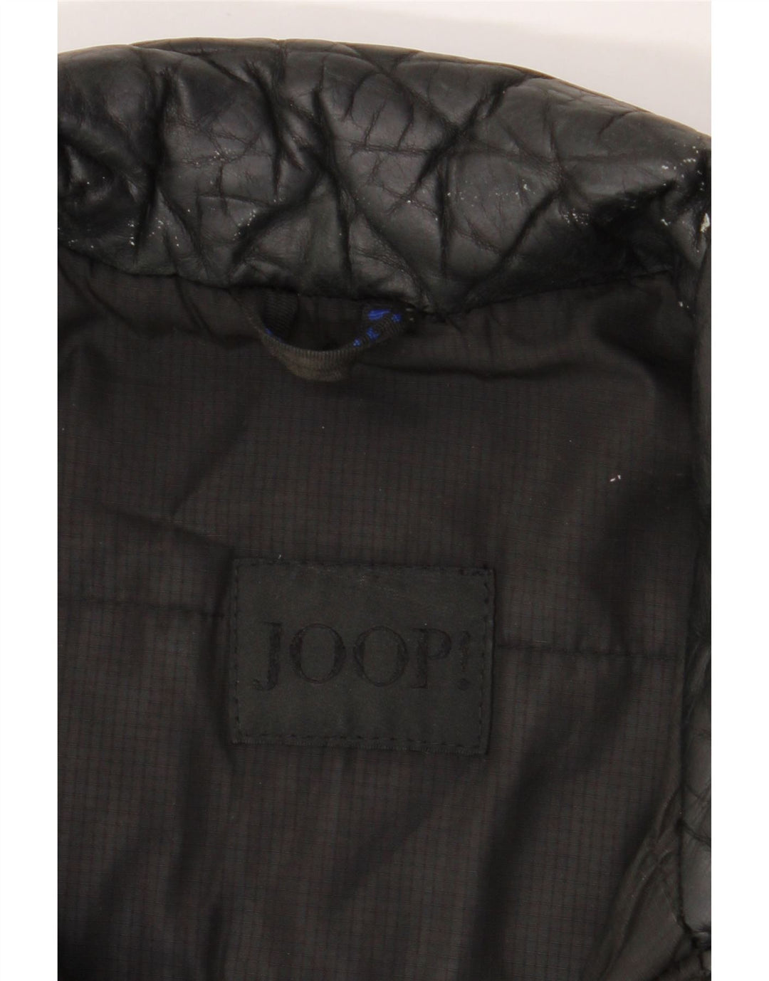 JOOP Mens Leather Jacket UK 42 XL Black Leather Vintage Joop and Second-Hand Joop from Messina Hembry 