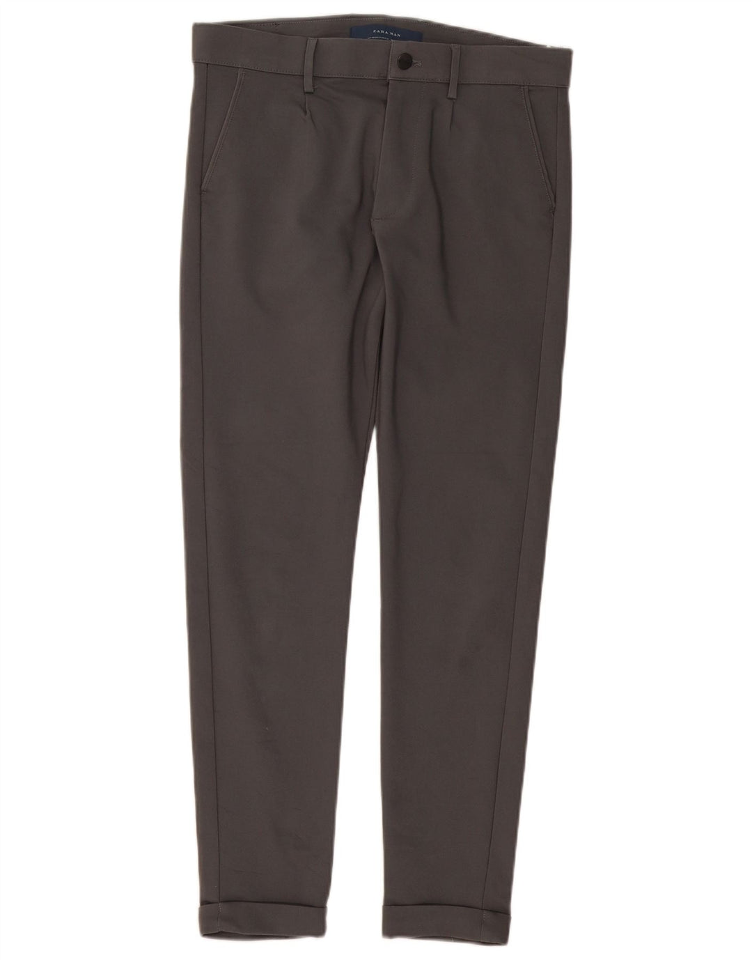 Ανδρικό λεπτό παντελόνι Chino ZARA EU 40 Medium W31 L28 Γκρι βαμβακερό