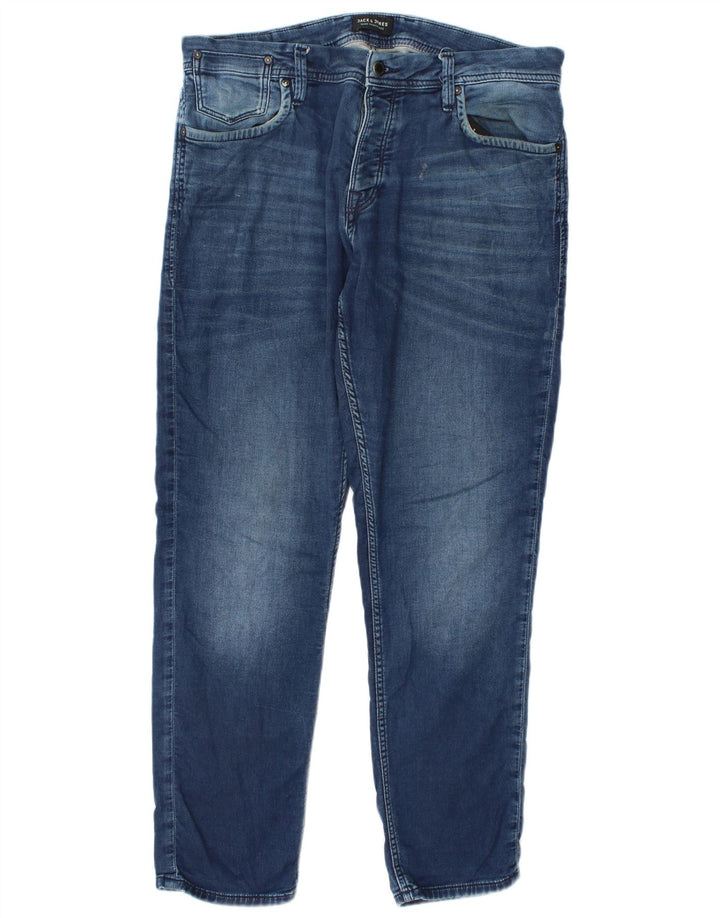Jack & Jones Ανδρικό Slim Jeans W34 L32 Μπλε βαμβακερό