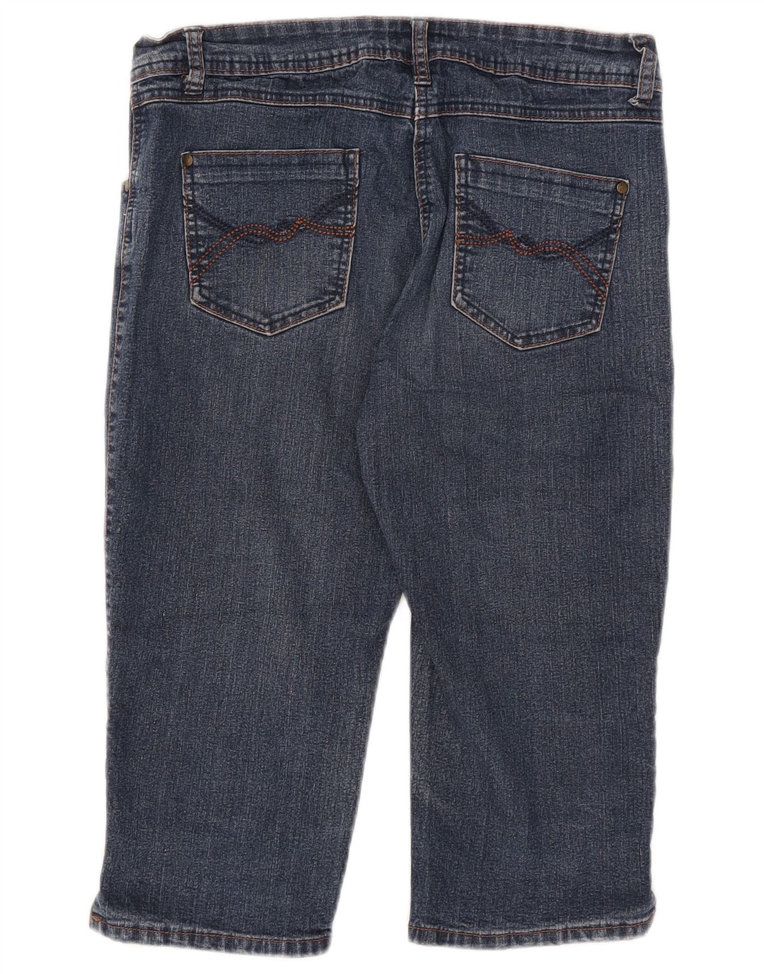 M&Co Γυναικείο τζιν βερμούδα UK 12 Medium W32 Μπλε βαμβακερό