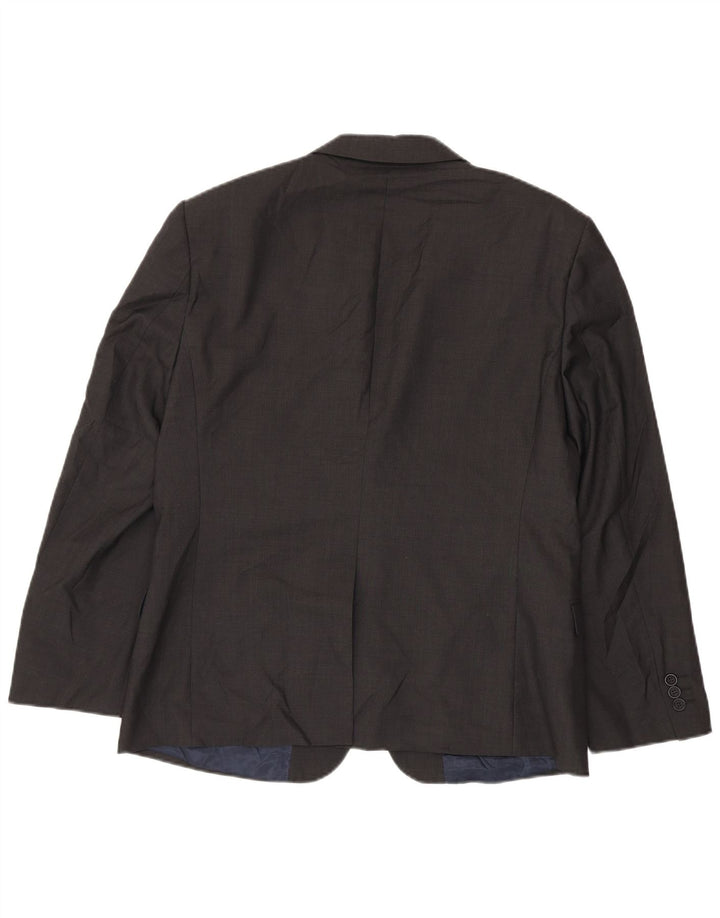 Ted Baker Ανδρικό σακάκι με 2 κουμπιά UK 38 Medium Grey Wool
