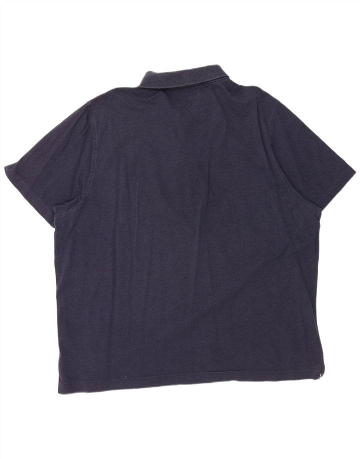 Ανδρικό μπλουζάκι πόλο LACOSTE Νούμερο 8 3XL Βαμβακερό Navy Blue