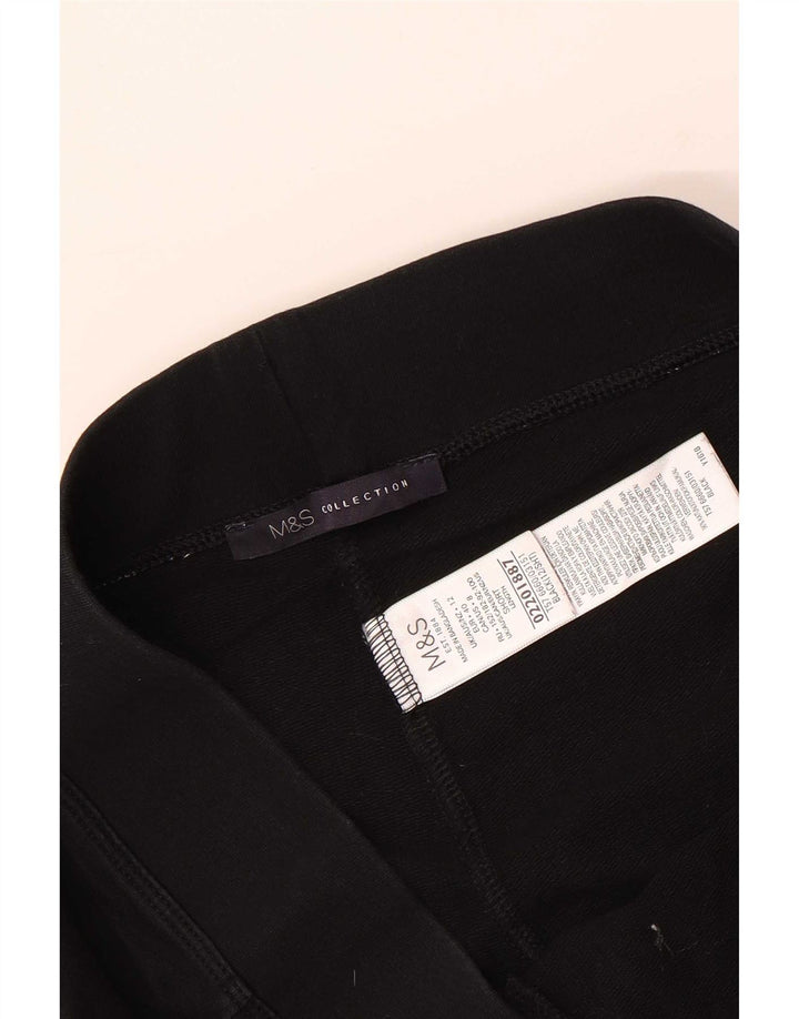 Γυναικεία αθλητική φόρμα Marks & Spencer Παντελόνι UK 12 Μεσαίο μαύρο βαμβακερό