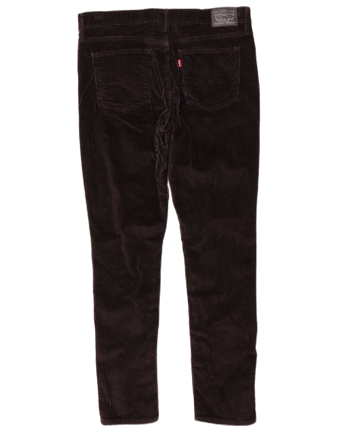 LEVI'S Γυναικείο Λεπτό Κοτλέ Παντελόνι W34 L30 Μαύρο