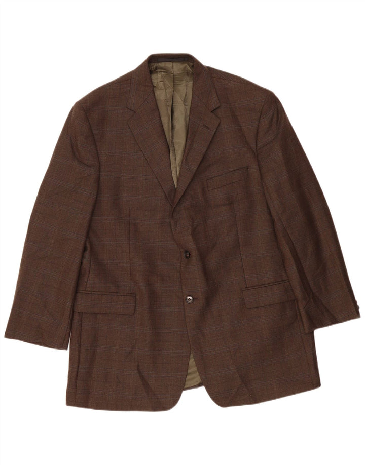 Marks & Spencer Ανδρικό σακάκι σακάκι με 2 κουμπιά UK 46 XL Χακί μαλλί