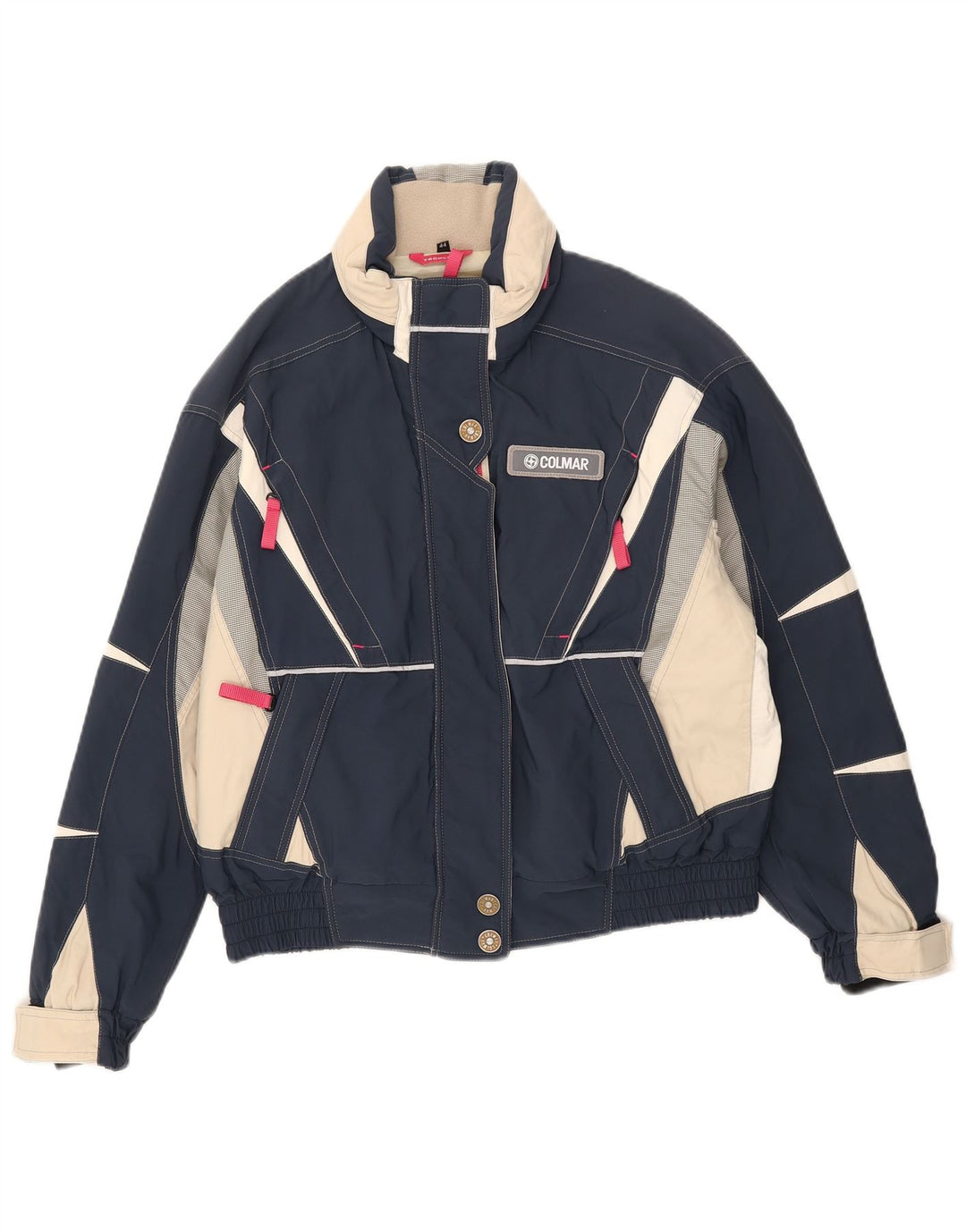 Colmar Γυναικείο μπουφάν σκι με κουκούλα IT 44 Medium Navy Blue Colourblock