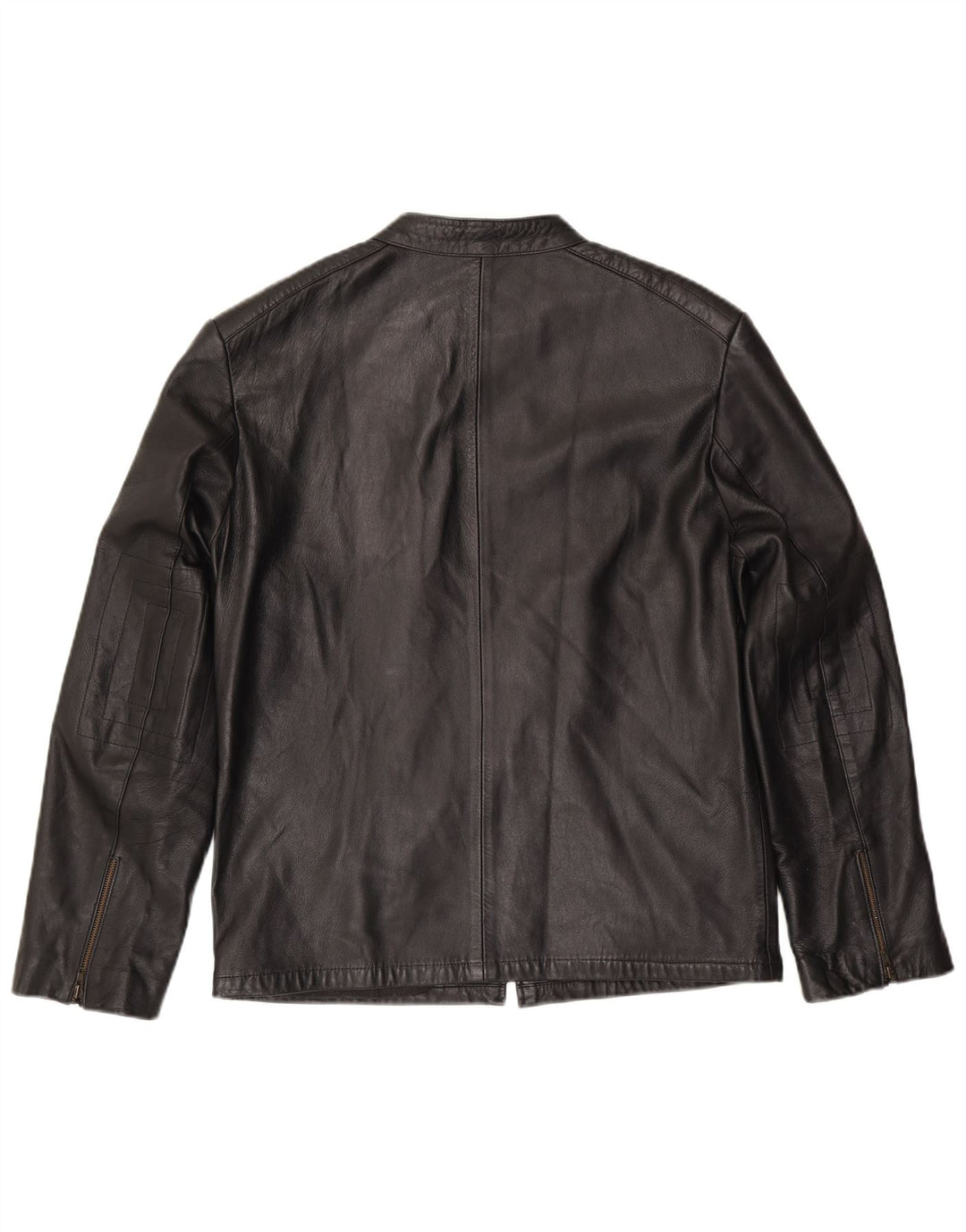 Vintage Ανδρικό Δερμάτινο Μπουφάν UK 38 Medium Black Leather