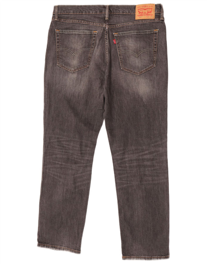 Levi's Mens 541 Slim Jeans W36 L32 Γκρι βαμβακερό
