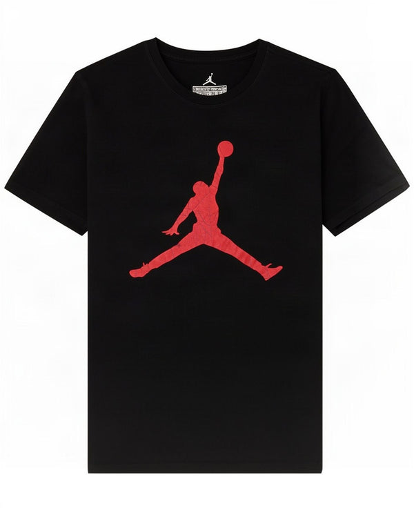Jordan Γυναικείο T-Shirt Top UK 12 μεσαίο μαύρο βαμβακερό