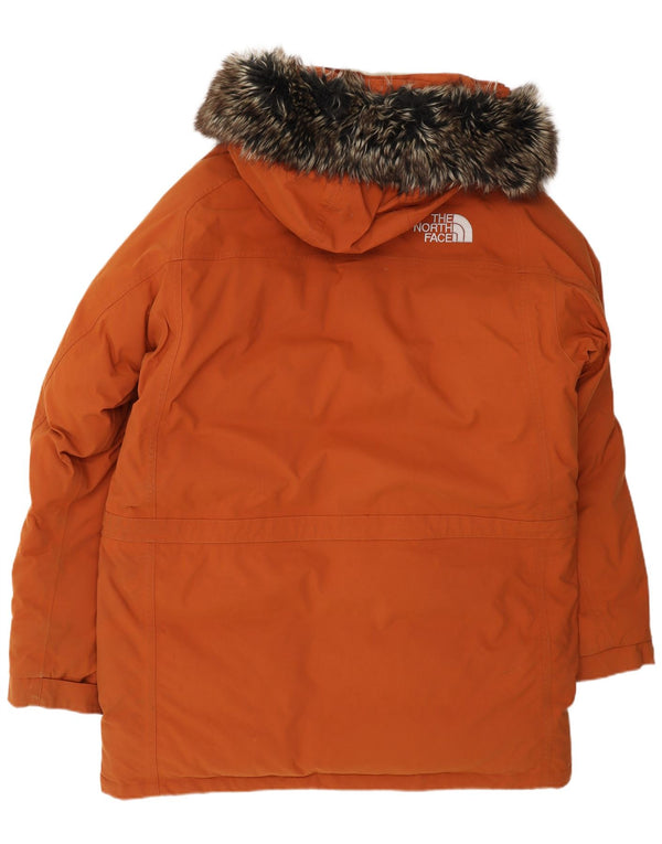 Ανδρικό μπουφάν Parka με κουκούλα North Face UK 38 Medium Orange Nylon