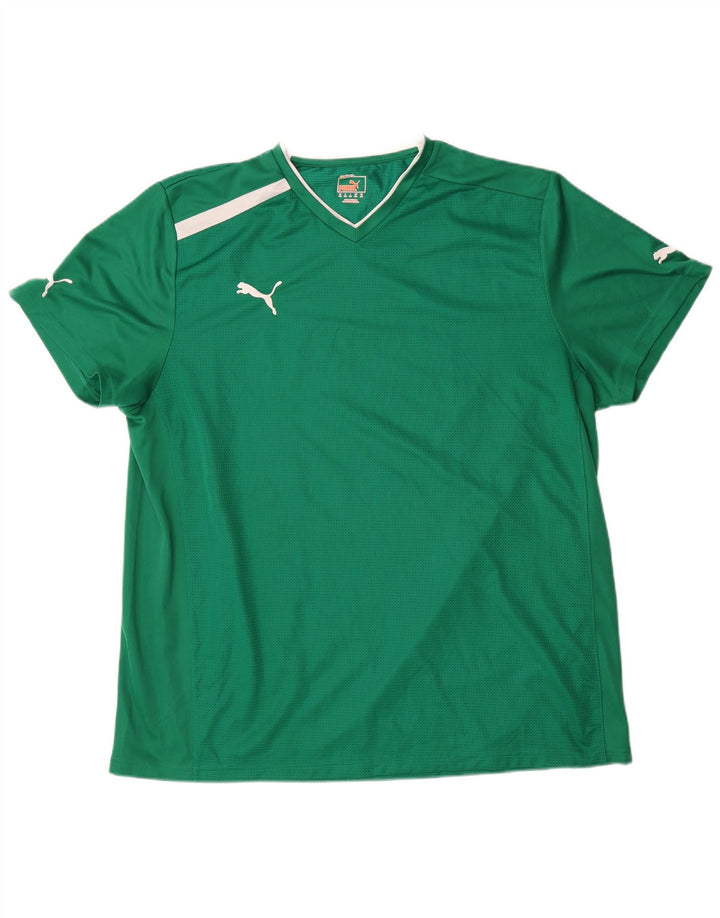 Ανδρικό T-Shirt Puma Top 2XL Green Colourblock