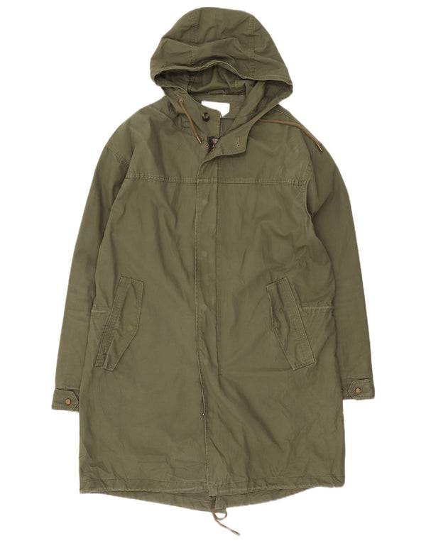 Zara Ανδρικό μπουφάν Parka με κουκούλα UK 40 Large Khaki