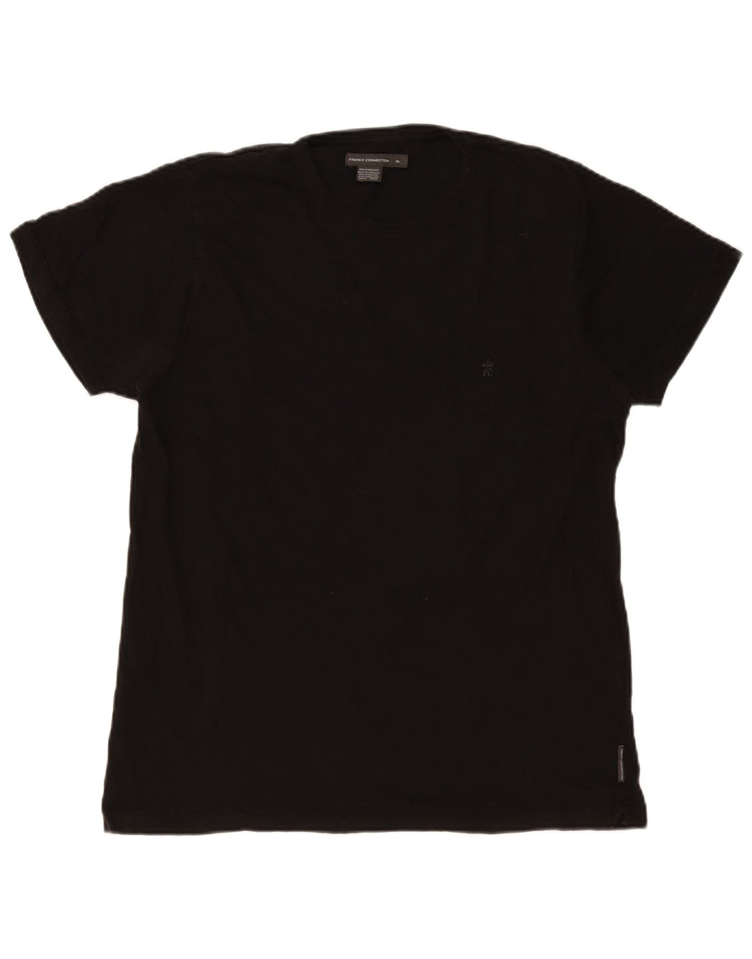 Ανδρικό T-Shirt French Connection Top XL Μαύρο βαμβακερό