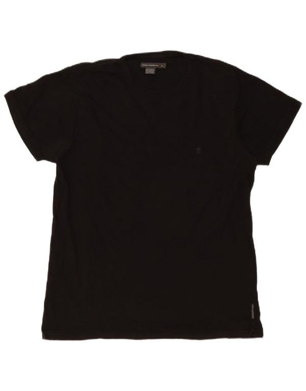 Ανδρικό T-Shirt French Connection Top XL Μαύρο βαμβακερό
