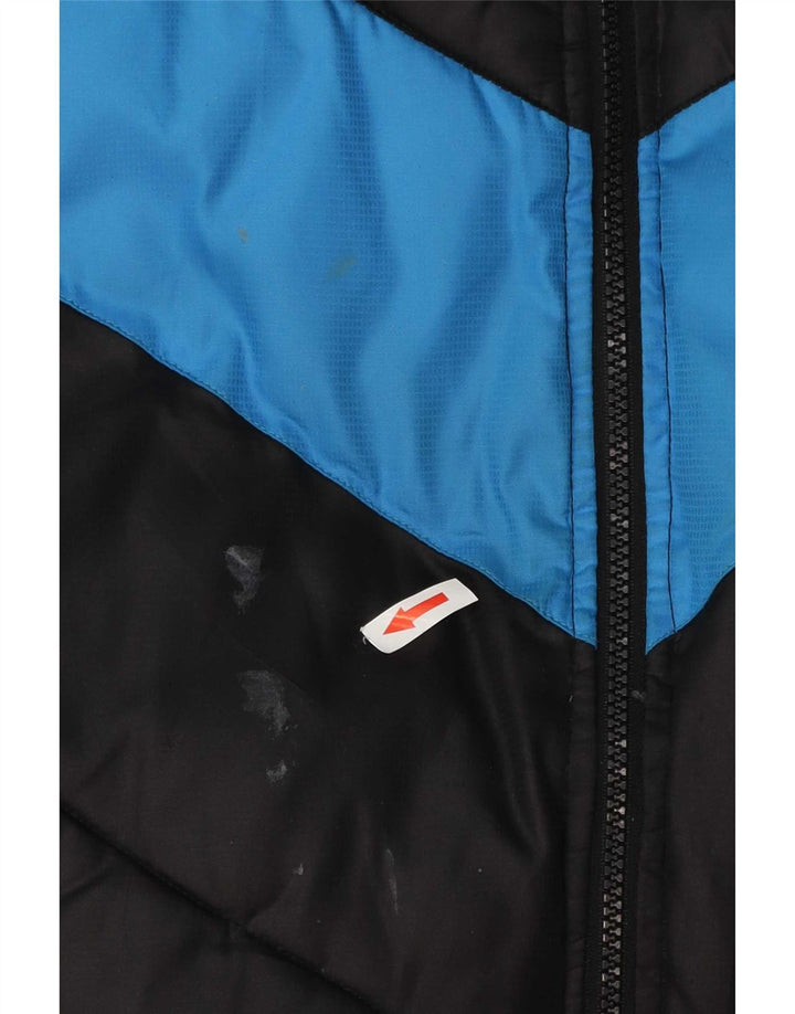 Ανδρικό μπουφάν Hummel UK 38 Medium Black Colorblock Πολυεστέρας