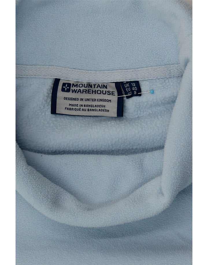Mountain Warehouse Γυναικείο Roll Neck Fleece Jumper UK 12 Medium Blue