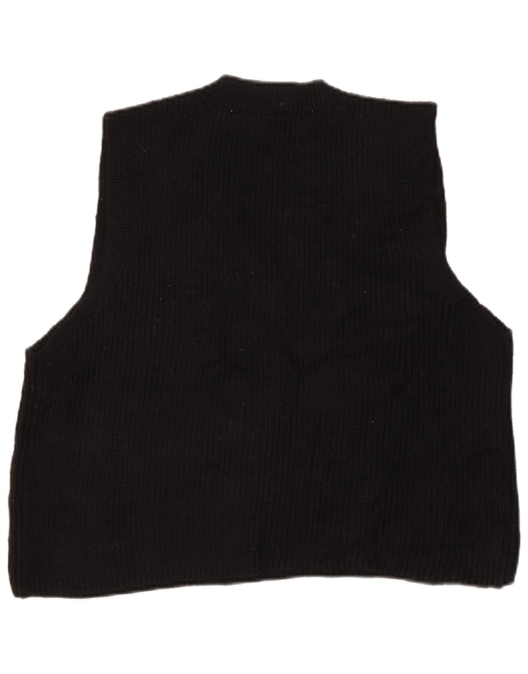 Zara Γυναικείο γιλέκο Crop Tank Top UK 10 Small Black