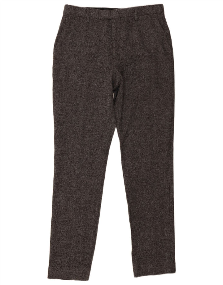 Ανδρικό Slim Suit Παντελόνι Reiss W32 L30 Γκρι μαλλί