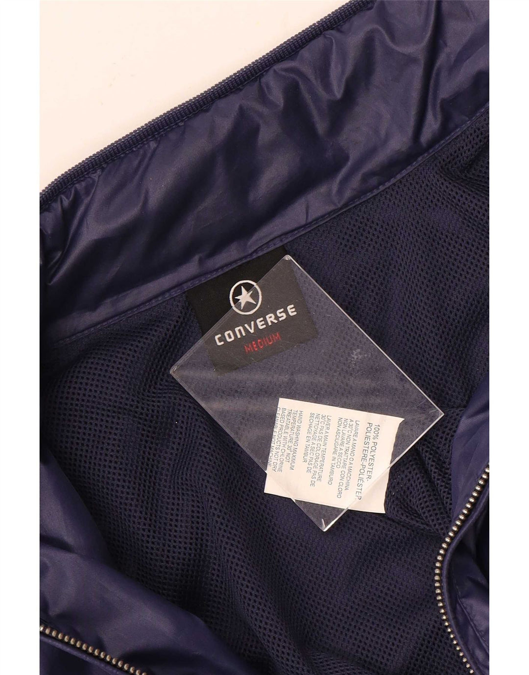 Converse Ανδρική κουκούλα Military Rain Jacket UK 38 Medium Purple Polyester