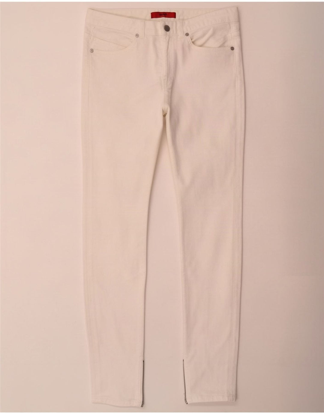 Hugo Boss Γυναικείο Slim Jeans W28 L32 Λευκό βαμβακερό
