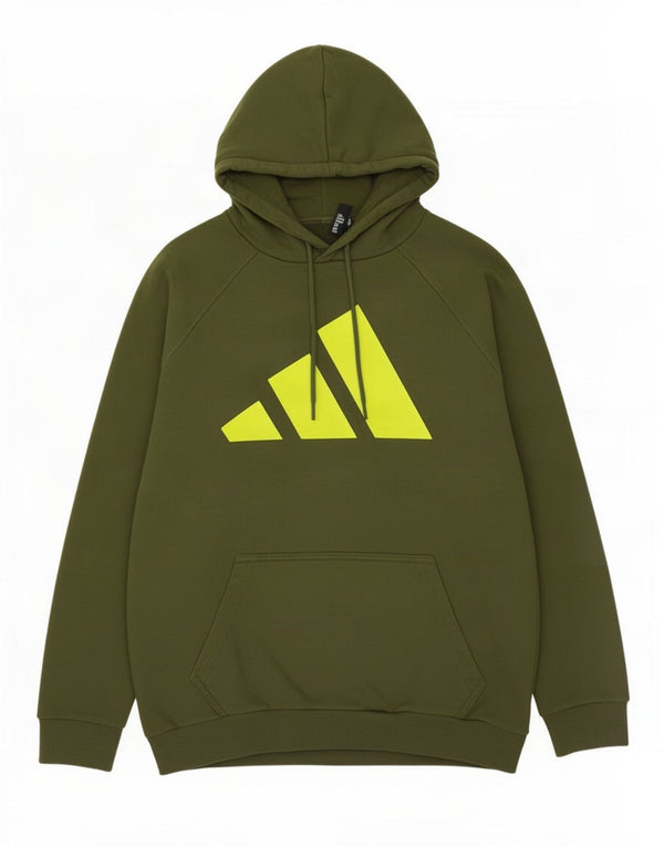 Ανδρικό γραφικό κουκούλα Adidas XL Πράσινο βαμβακερό