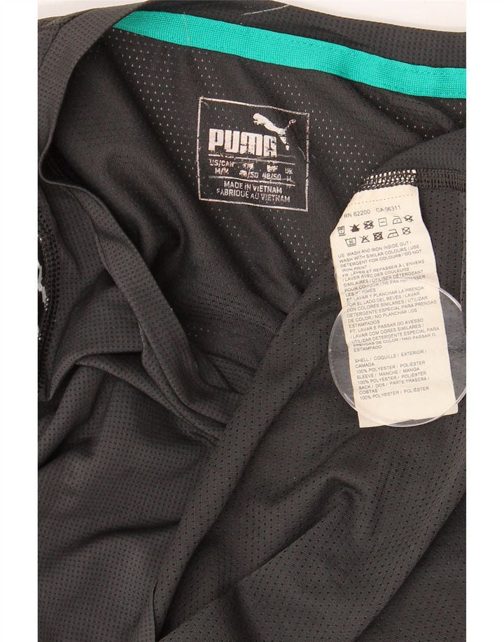 Ανδρικό γραφικό T-Shirt PUMA Top Medium Grey Geometric Polyester