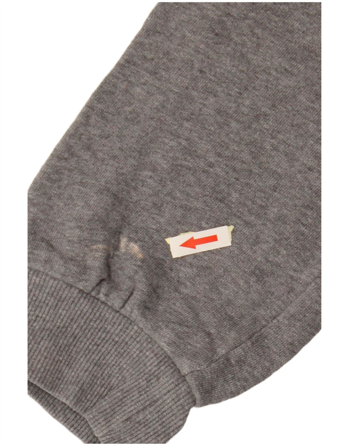 BENETTON Boys Tracksuit Παντελόνι Joggers 13-14 ετών 3XL Γκρι βαμβακερό