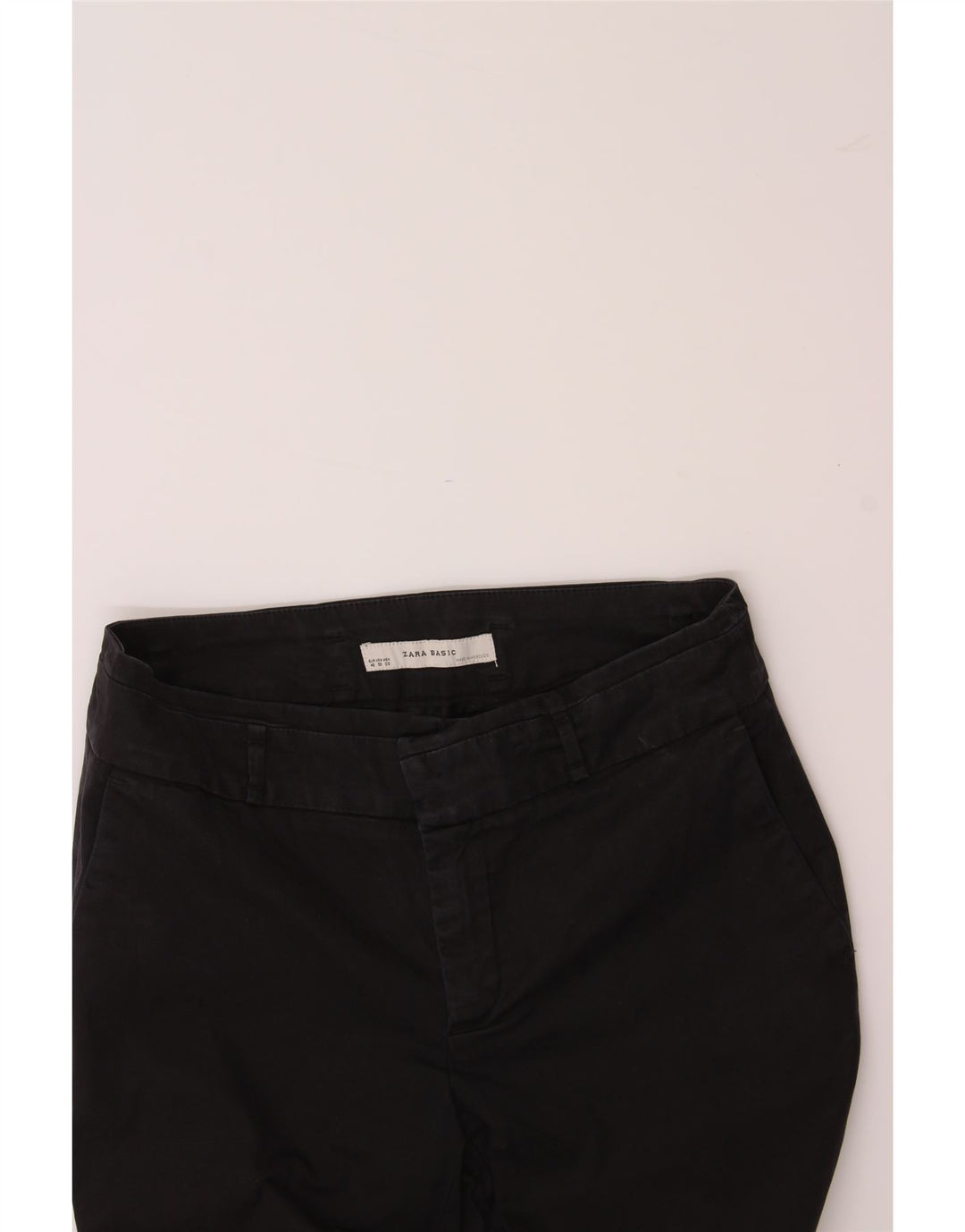 ZARA Womens Bootcut Chino Trousers EU 40 Medium W30 L29 Black Vintage Zara and Second-Hand Zara from Messina Hembry 